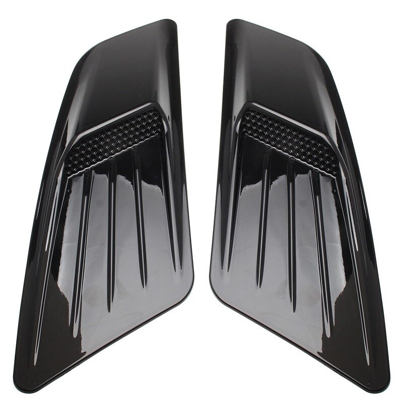 1 Pair Car Front Bonnet Vents Hood Front Hood Air Vent Molding Cover Trim Car Accessories Auto Parts bonnet hood cover