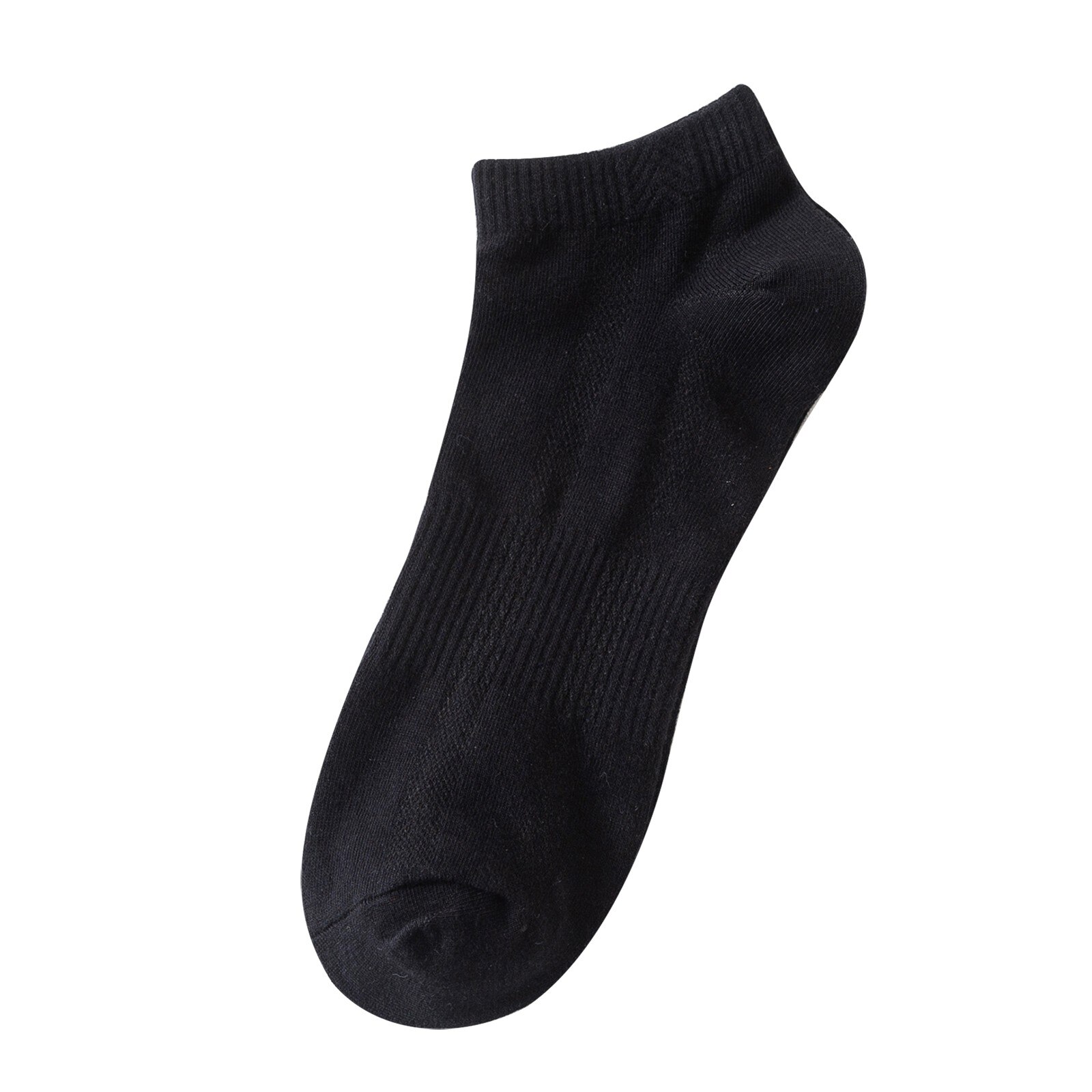 5 Pairs Of Men's And Women's Socks Breathable Sports Socks Solid Color Short Boat Socks Comfortable Cotton Socks