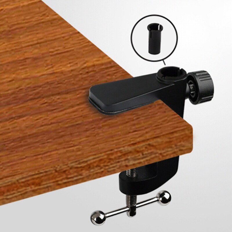 Abrazadera de montaje de mesa de Metal de alta resistencia para micrófono, brazo de suspensión, tijera, soporte para el brazo