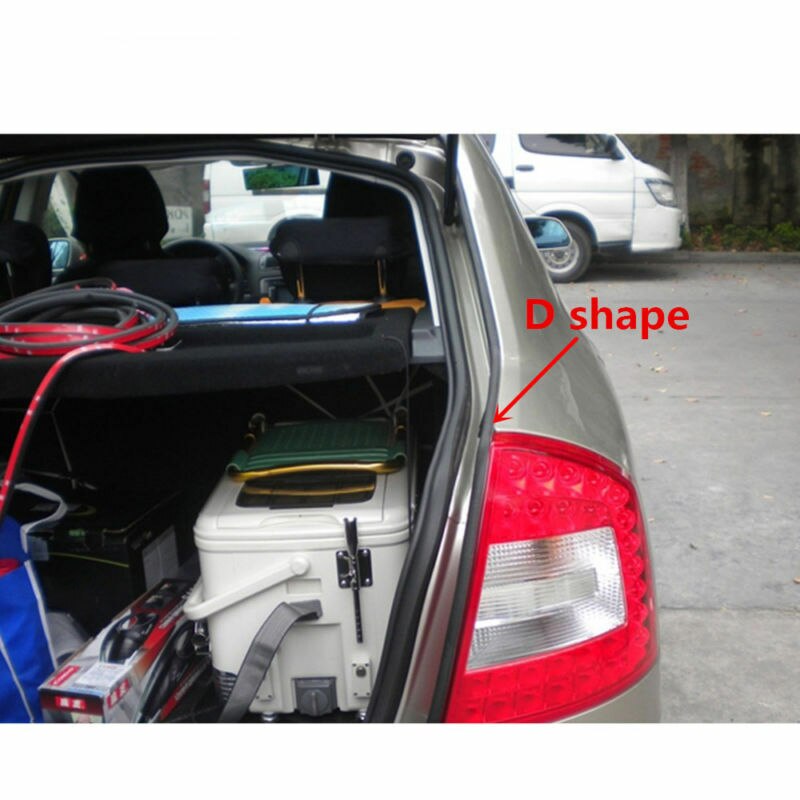 Vinduesforseglingsstrimmel trim bilkant gummi vejrstrimmel støvtæt udskiftningsbeskytter 8m nyttigt