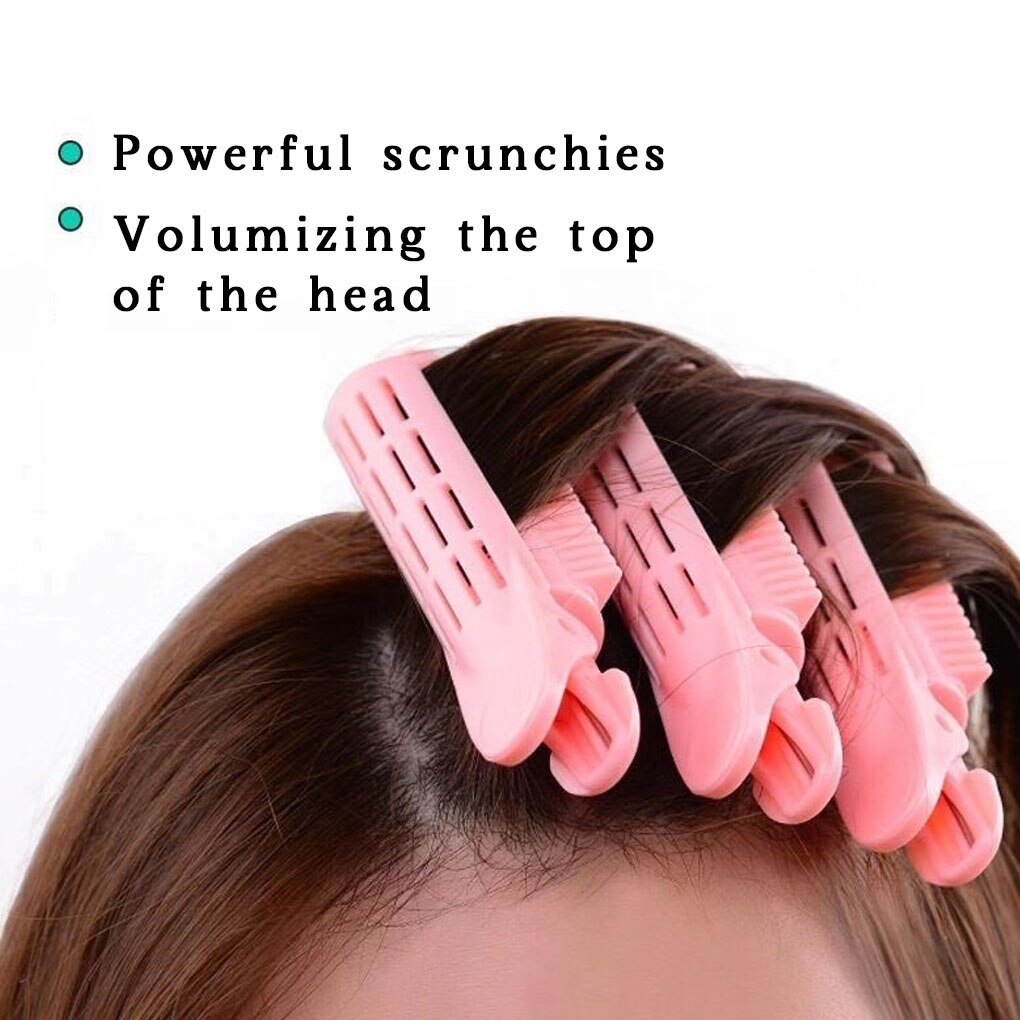 1/2/3Pcs Candy Kleur Haar Clip Wortel Pluizige Plastic Hair Curler Draagbare Bang Kapsel Golvend Haar pin Roller Haaraccessoires