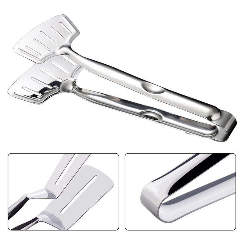 Kitchen BBQ Bread Utensil Set Stainless Steel Barbecue Tong Fried Steak Shovel Fried Fish Shovel Clamp Kitchen Bread Meat Clamp