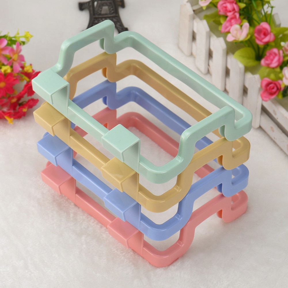 1pc Kitchen Cabinet Door Basket Hanging Trash Can Waste Bin Garbage Bag Holder Portable Kitchen Trash Bag Holder Kitchen Gadgets