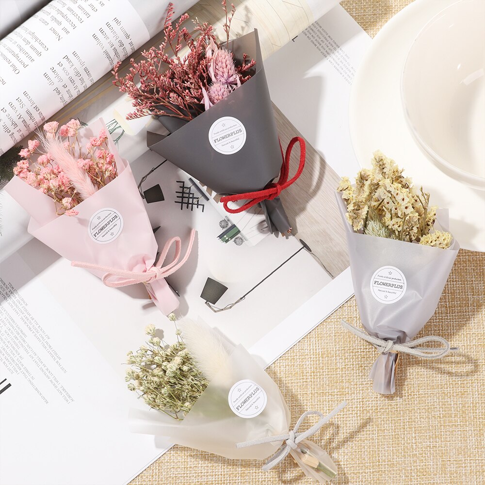 Naturliga torkade blommor minigräs för bröllop heminredning pysselpackning torkade blommor fotorekvisita