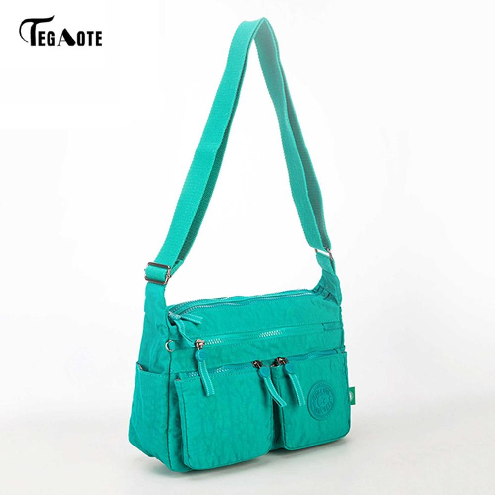 TEGAOTE femmes Messenger sacs dames Nylon sac à main voyage décontracté Original sac femme grande capacité sac à bandoulière