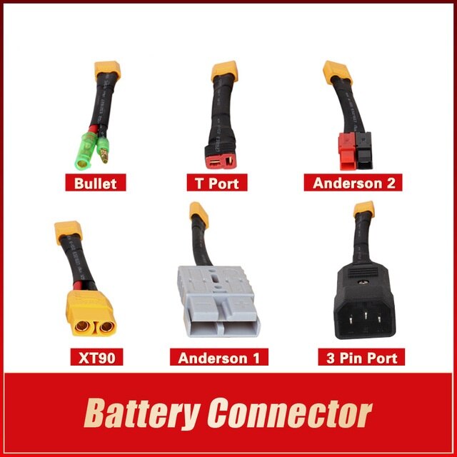 Connecteur de batterie XT60 Dullet T Port Anderson 2 XT90 Anderson 1 Pin, pièce adaptateur de batterie
