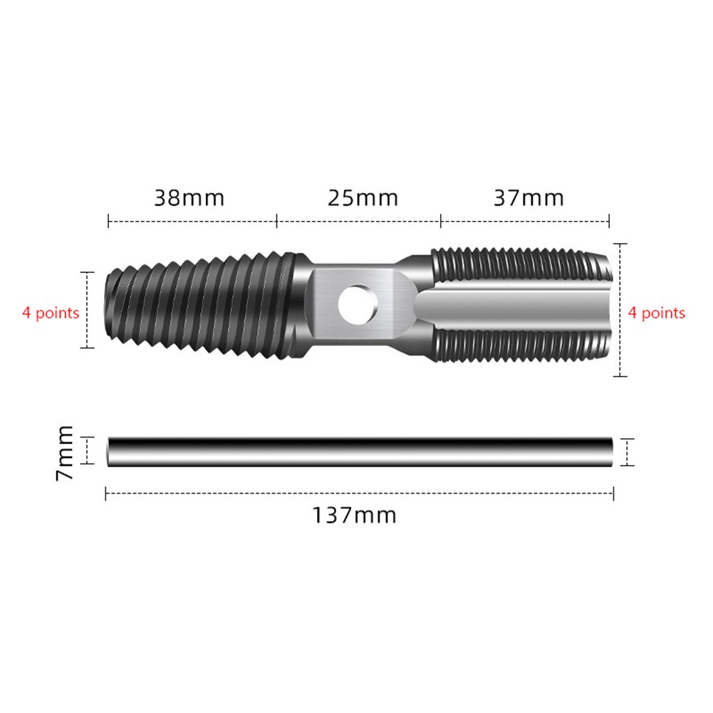 Double Head Tap Faucet Valve Screw Extractor Set P... – Grandado
