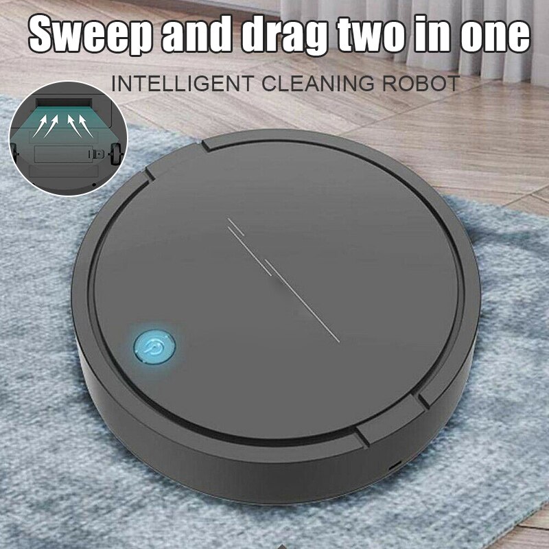 USB Rechargeable Smart Vacuum Cleaner Low Nosie Floor Sweeper Auto Cleaner FPing