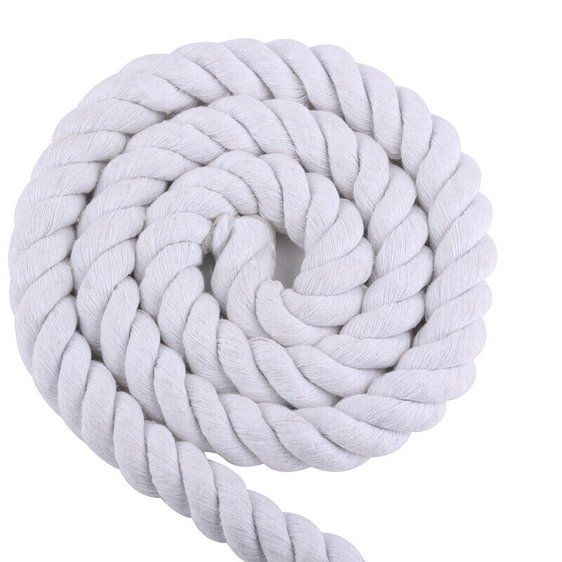 Sznurek bawełniany Gruby skręcony sznur Ręcznie robione akcesoria Dekoracyjne DIY Rzemiosło Dekoracja Sznurek bawełniany robić torby Pasek ze sznurkiem: Antyczne srebro