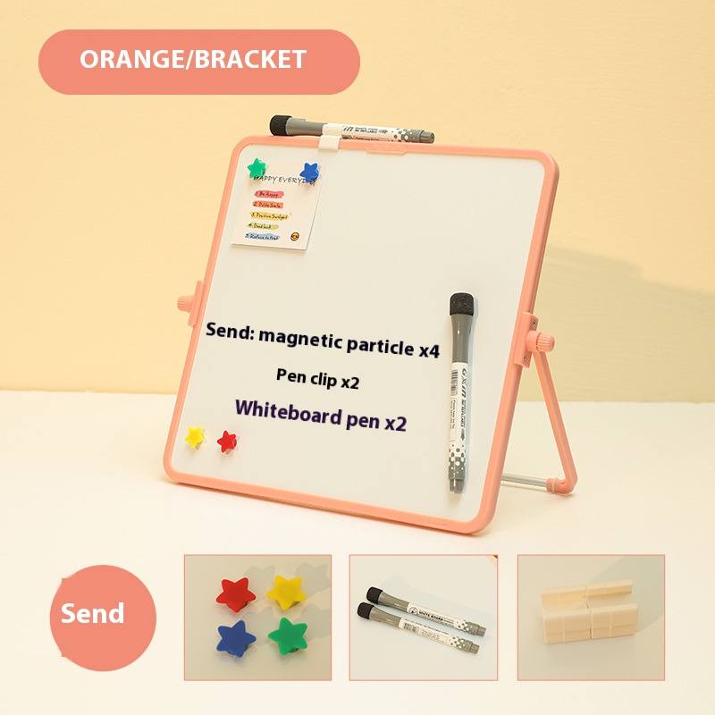 Funi Dubbelzijdig klein whiteboard Magnetisch uitwisbaar beugeltype Whiteboard Bureau Schrijfbord Hangend Educatief Graffiti Klein tekentafel Thuisbord Prikbord Tafel Notitiebord Uitwisbaar: 72*36 inches / Optie 4