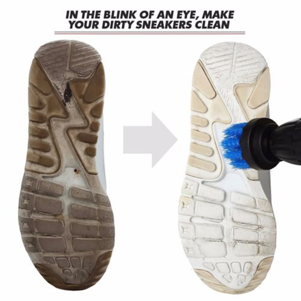 Electric drill brush Set Bathroom Surfaces Tub, Shower, Tile and Grout All Purpose Power Scrubber Cleaning Kit