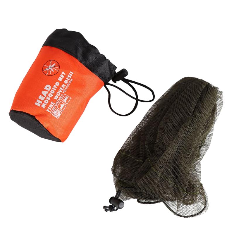 Fishing Anti Bee Mosquito Fly Net Outdoor Camping Hiking Travel Head Protector Easy View Net Sunshade Mask