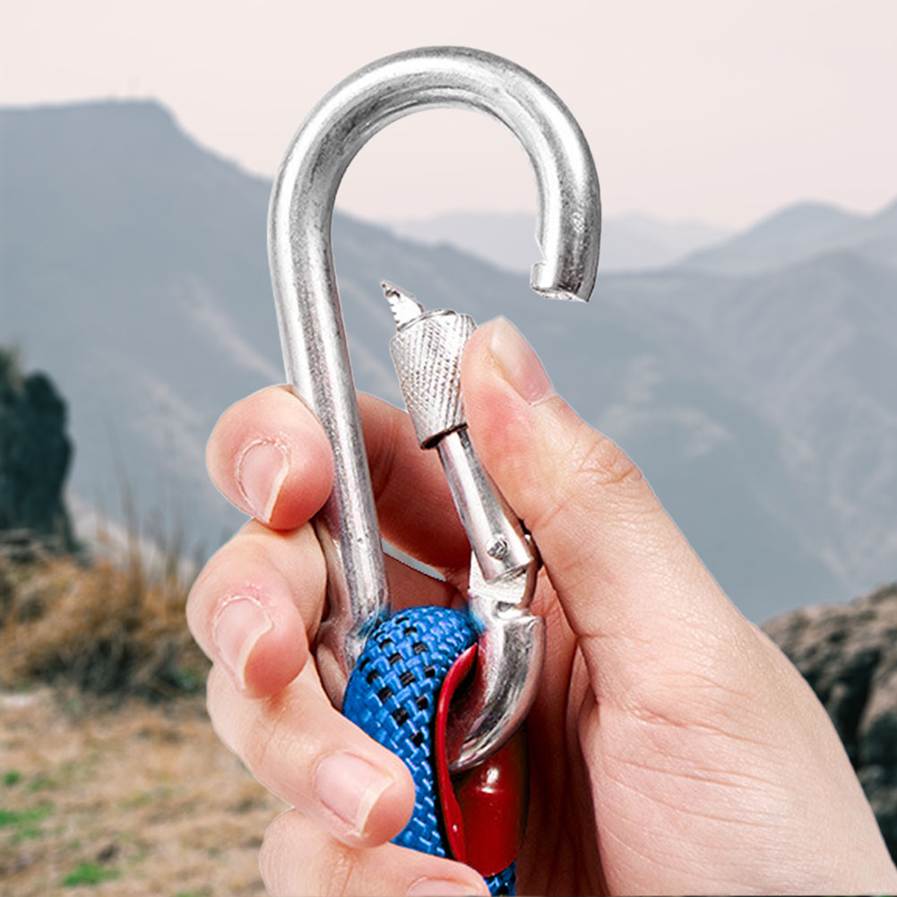 Cuerda de escalada en roca de 10mm, cuerda de rapero estática para exteriores de 10M/20M/30M para rescate de incendios, Escape de seguridad, escalada en árboles para exteriores