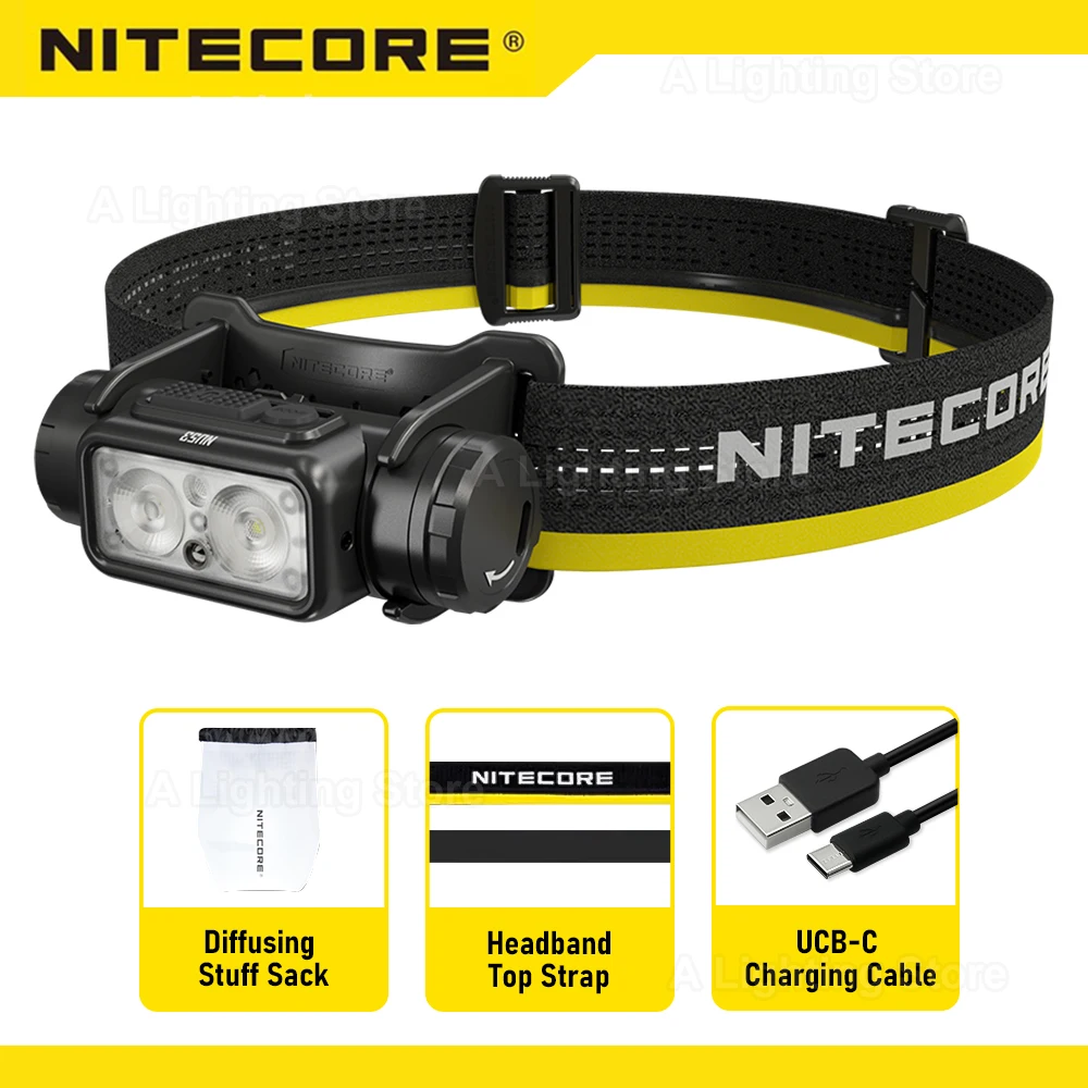 NITECORE NU53 Headlamp Outdoor Camping Headlight Head-mounted Fishing Light Running Headlamp Working headlamp tool head light: Default Title