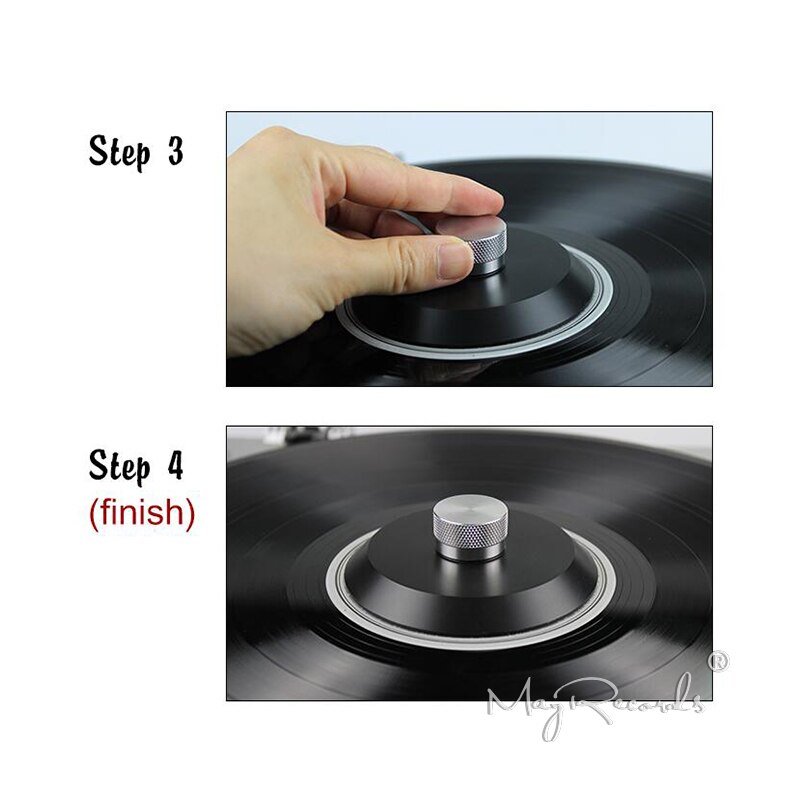 POM Vinyl aufzeichnen Klemme 76g LP Rabatt Stabilisator Rekord Gewicht Plattenspieler Vinyl Klemme Vibration Dämpfer