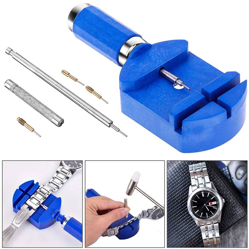6 pièces ensemble montre à assembler soi-même outils bracelet de montre décapant ajusteur montre lien pour bracelet horloger broches montre réparation outil Kit