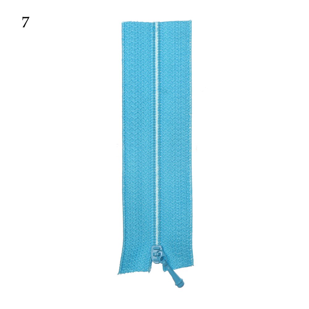 5Pcs/set Mini Doll Zippers Handmade Sewing Dolls Clothes Scrapbooking Garment Applique Zipper DIY Clothing Material Accessories: 07