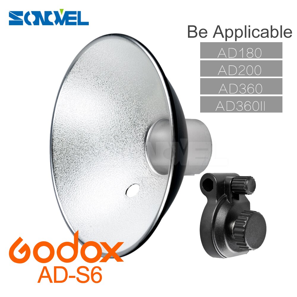 Godox AD-S6 Paraplu stijl Flash Diffuser Reflector voor Witstro Flash AD180 AD360 Fotografie Accessoires