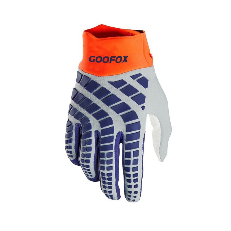 MTB Cycling Gloves 2022 Goo Fox Moto MX Dirt Bike Glove Motocross Gloves BMX ATV Off Road Motorcycle Mountain Bike Gloves: orange / M