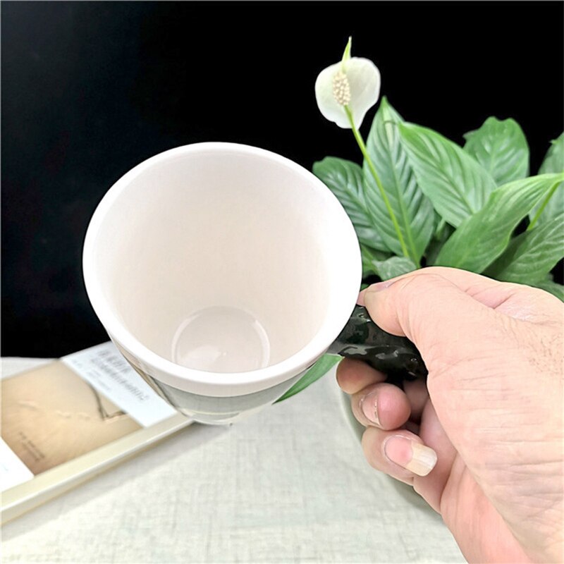 350ml dinosaurer keramisk kopp håndmalt dyr kaffekrus 3d tegneserie tyrannosaurus kopp barn melkekopp