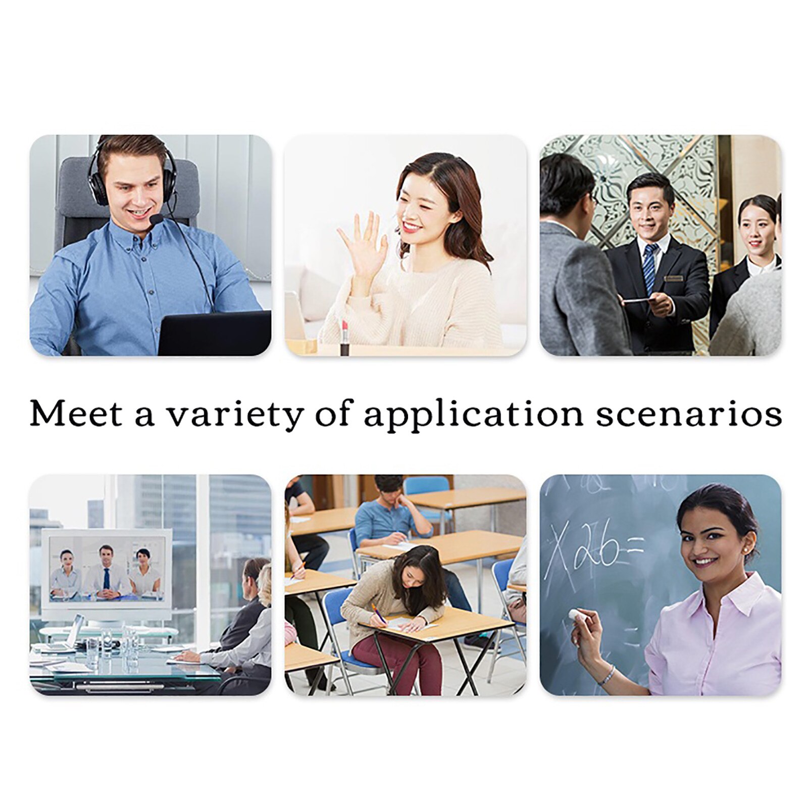 Full HD 1080P Web Cam Desktop PC Video Calling Webcam Camera with Microphone 5 Million Pixels With clip