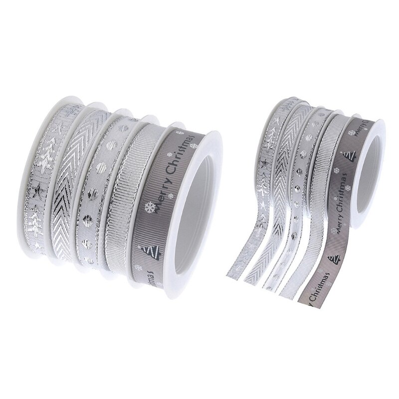Lint Kerstboom Bedrade Lint Breedte 2/10/15Mm Wired Lint Voor Cadeau Inpakken Cake Lint Diy handgemaakte Accessies