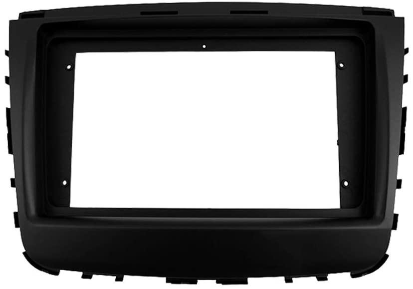 9 inch Car Fascia Radio Panel for SSANGYONG Rexton +; Musso + Dash Kit Install Facia Bezel Adapter Trim Plate Console