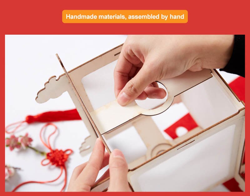 Chinese Handmade Lantern Mid-Autumn DIY Lantern for Birthday Wedding Decor Craft Party Supplies TXTB1