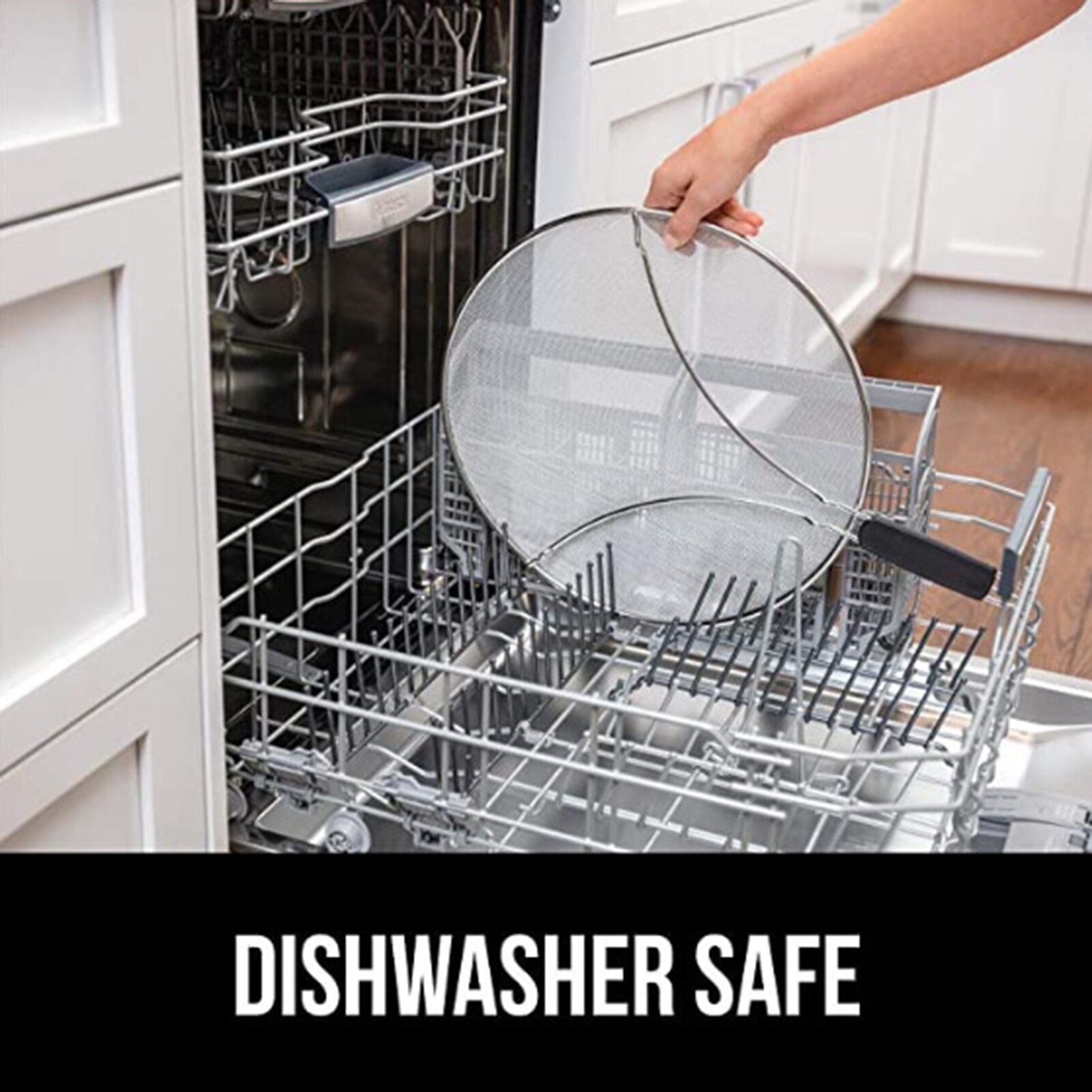 45*29/48*33cm Oil Splatter Screen Stainless Steel Fine Mesh Grease Splatter Guard Kitchen Tool For Frying Pan Fine Powder Sieve