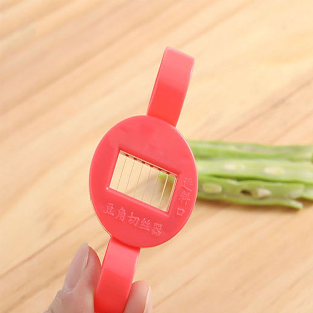 Multifunctional French Bean Slicer Cutter Green Bean Vegetable Runner Slicer Cutter Stringer Remover Peeler Kitchen Tool