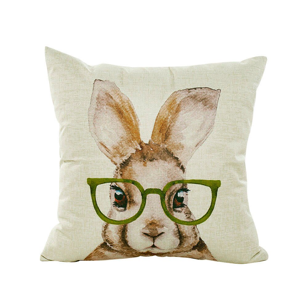 Taies d'oreiller de pâques canapé en lin housse de coussin confortable pour la maison oreillers décoratifs pour canapé Cojines Decorativos Para Sofá: Default Title