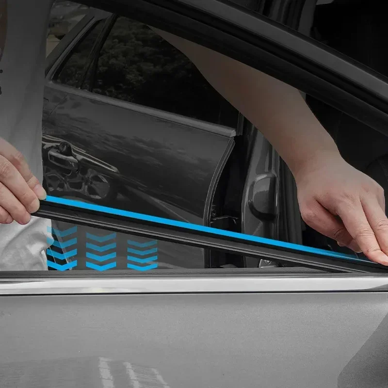 4Pairs Universal Car Side Window Wiper Accessories Window Cleaning Tool For Car Water Mist Removal Wipers Blade