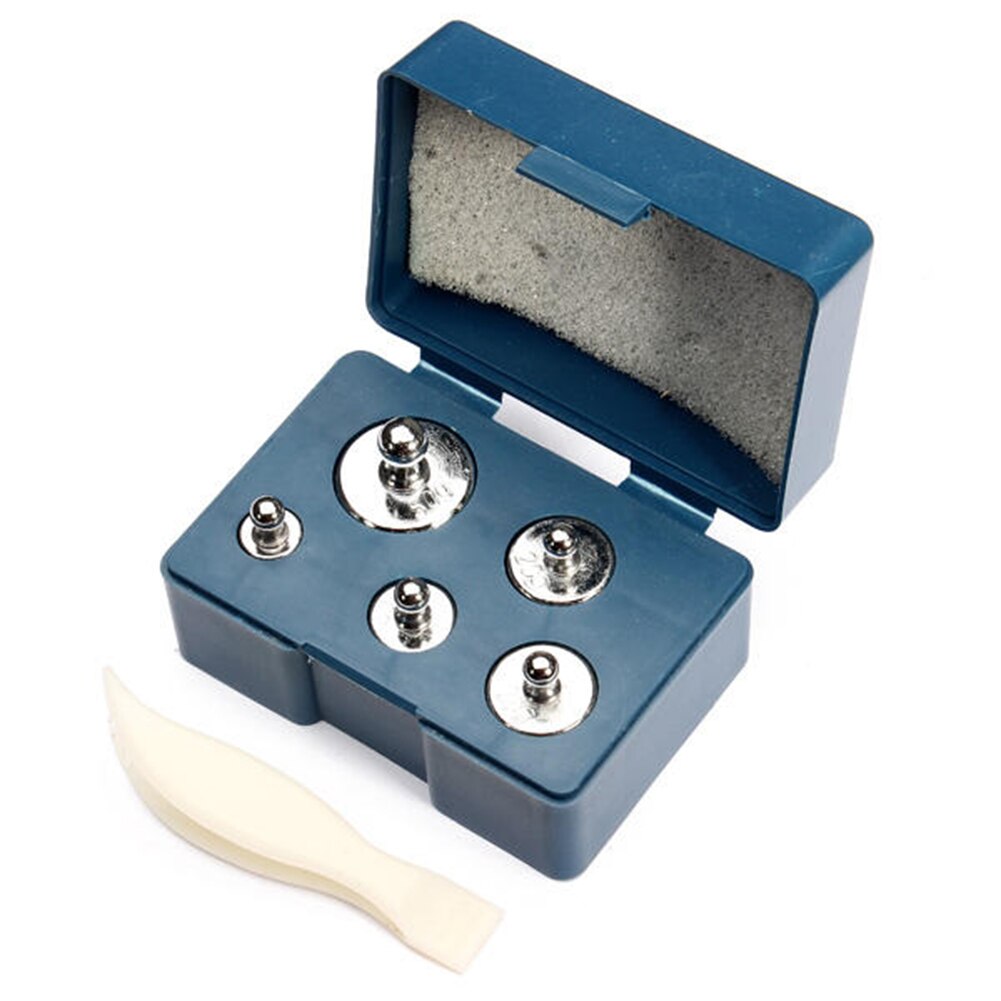 50/100/200g M2 Chrome Plating Calibration Weights Set Precision Gram Scales Weight for Digital Scale Balance: 5pcs