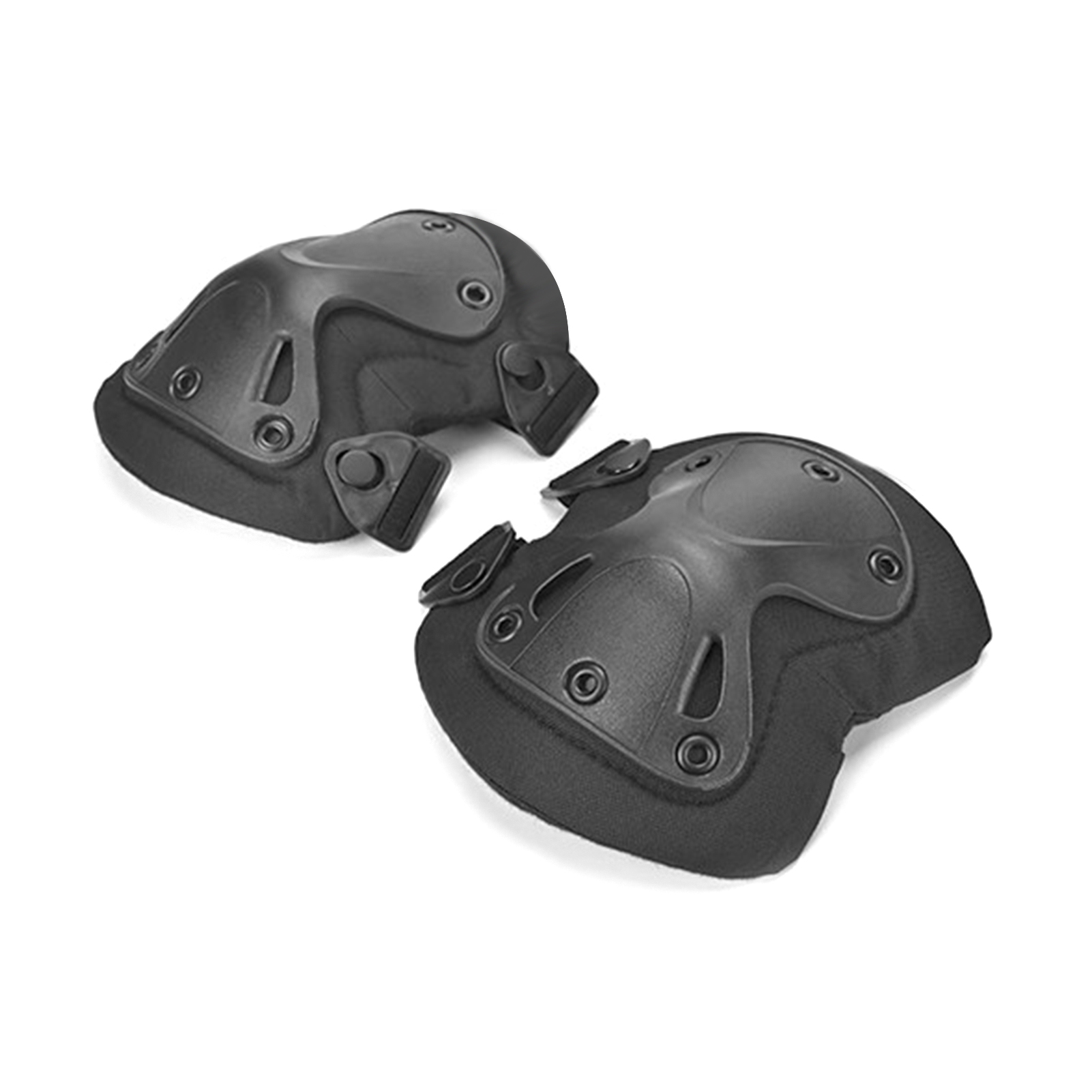 Funda de compresión de rodilla transpirable, almohadilla, herramientas para el cuidado de los pies, tirantes para ciclismo, patinaje, bicicleta, Scooter: Negro