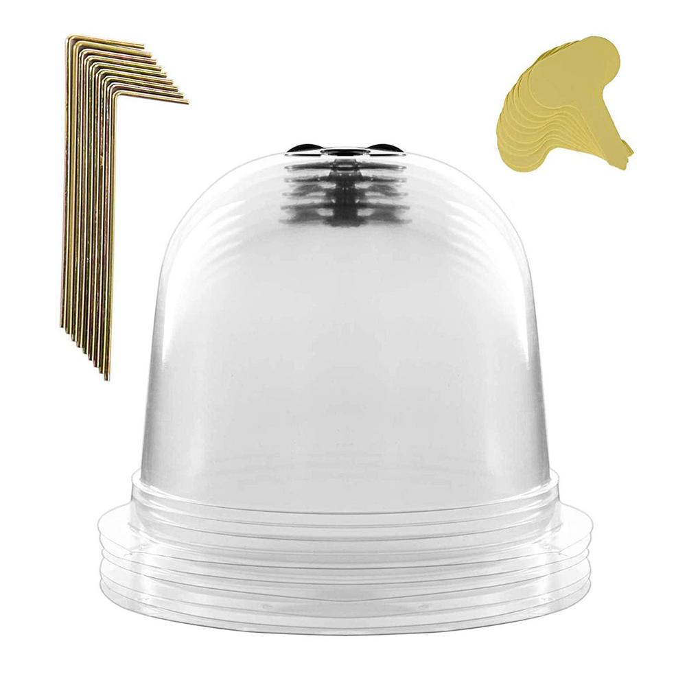 Cloche de jardin cache Cloche plante Anti-gel Cloche pot ongles plastique Mini serre pour gel gel froid Protection des plantes
