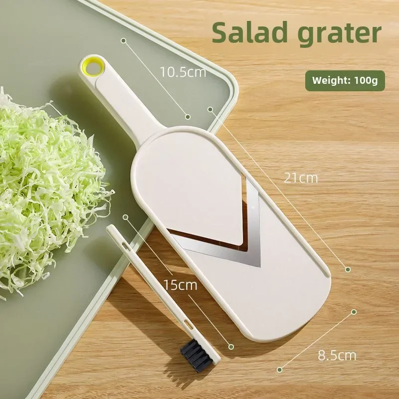 Kohlreibe, Zwiebeln, Gurken, Kartoffeln, Kohlkratzen zum Schneiden von Salat, ultrafeines Schneiden und Zerkleinerungswerkzeug, Küchenwerkzeug: Default Title