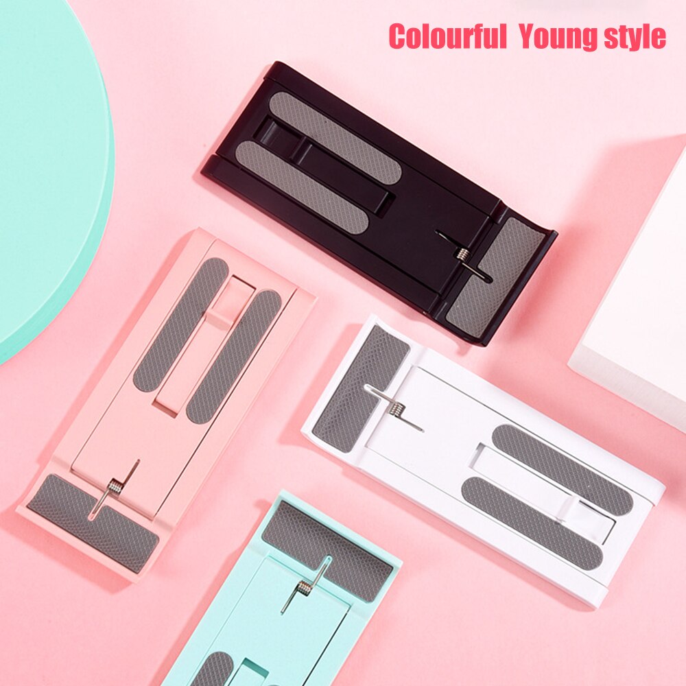 Składany tablet stojak na telefon stacjonarny 6 poziomów regulowany uchwyt na biurko składany uchwyt na biurko dla Xiaomi iPad iPhone Samsung