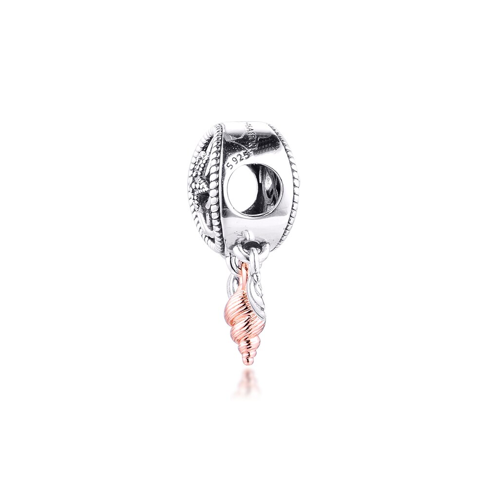 Durchbrochene Muschel Dreamcatcher Charme Silber kralen voor sieraden maken Passt 925 Silber Original Charme Armbänder Für Frau DIY