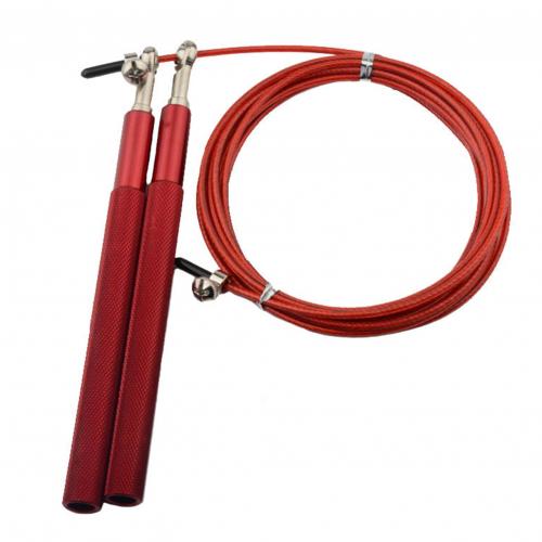 3M Jump Ropes Sports Fitness Adjustable Fast Speed Jump Skip Rope no noise Skipping Wire For Fitness Skip Training: Red