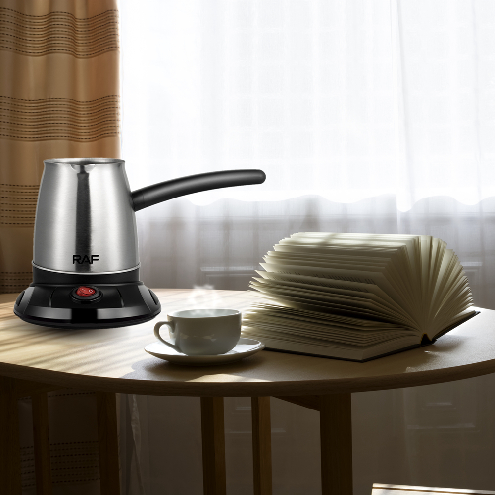 Máquina De Café De Turquia Elétrica, Máquina Portátil, Italiano Mocha Pot, Grego e Turco, Presente Para Casa E Escritório, 600W