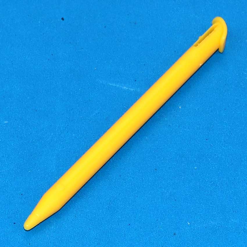 ChengHaoRan 10 Uds Stylus de plástico Lápiz de pantalla táctil para Nintendo 3DS XL 3DSLL consola de juegos, blanco negro: Yellow
