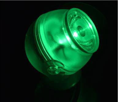 Mini Decorative Aquarium Led Lighting Waterproof Submersible Fish Tank LED Light Spotlight Lamp Aquarium Background: Green