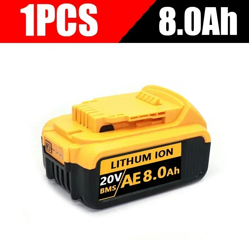 DCB200 20V Battery Compatible with dewalt power Tools 18V 12Ah rechargeable electric tool Lithium batteries 20V 18Volt 18v 12Ah: PURPLE