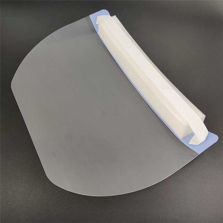 4pc Face Sheild Plastic For Kids&Adults Safety Guard Protector Reusable Protection Visor Cover Elastic Band Can Adjust The Size