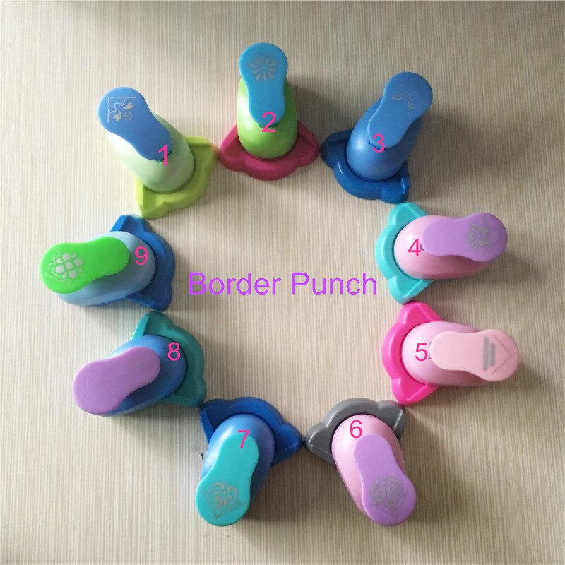 FreeShip 1PC Lever Corner Punch diy border craft punch 9 edge hole punches embossing cortador de scrapbook paper cutter