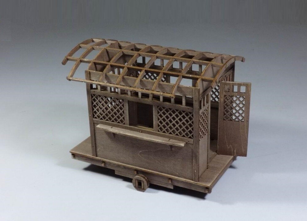 Chinese ancient carriage wooden model series/ Qin & Han dynasties carriage wooden model