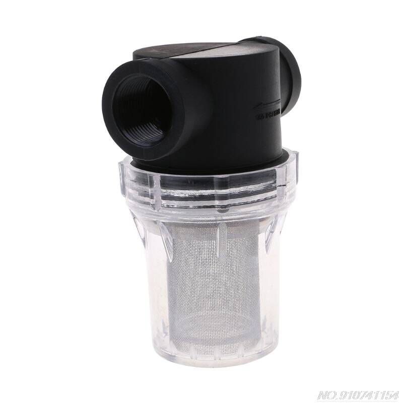 3/4" Irrigation High Flow Pipeline Filter Garden Pond Inline Mesh Strainer Water Pump Filters D17 20