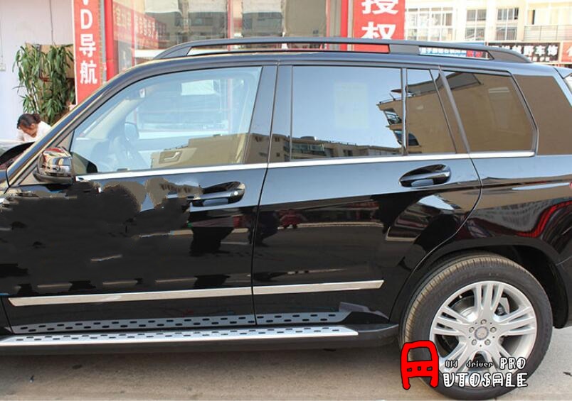 Cubierta inferior moldeada para Mercedes-Benz GLK Class X204 , ABS brillante cromado lateral puerta, carrocería