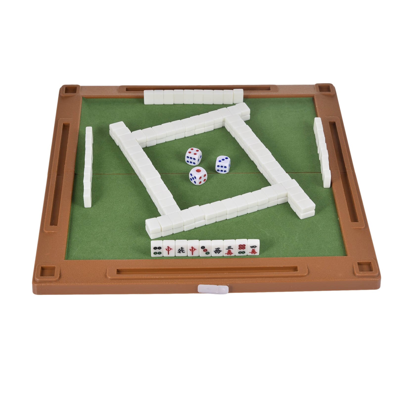 6 In 1 Mini Game Set Mah-Jong Chinese Genummerd Mahjong Set Mahjong Board Game Set Chinese Speelgoed Met box Party Gokken Spelbord
