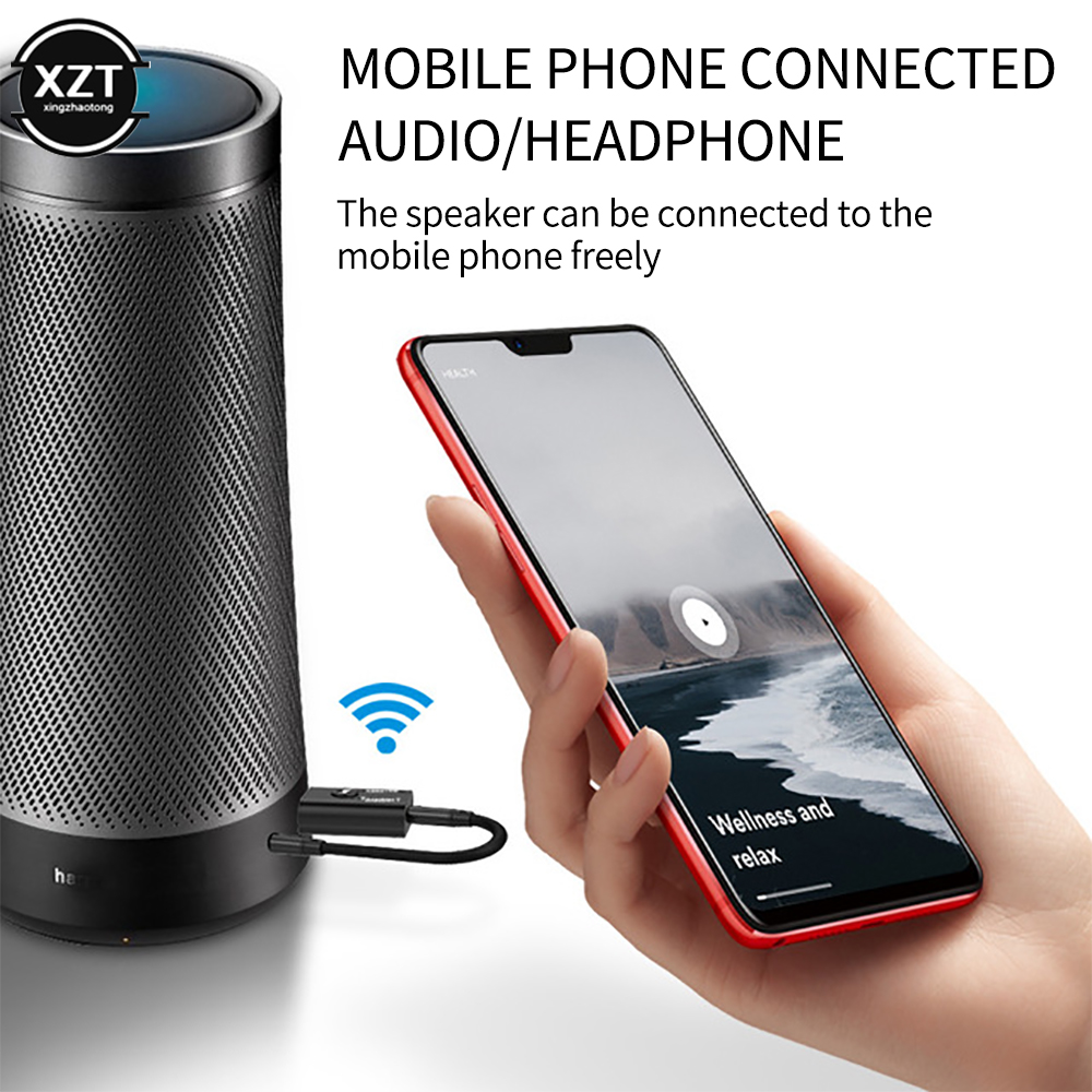 Draadloze Bluetooth 5.0 Audio Ontvanger Zender 2 In 1 Mini Stereo Edr Dongle Adapter Aux Rca Usb 3.5Mm Jack voor Tv Pc Auto Kit